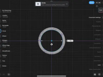 2 piece Married  ring 3D model