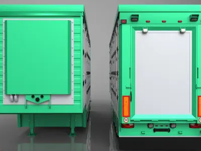 3D Pezzaioli Animal Trailer 3D model