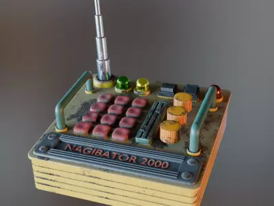 Control Panel 3D model purchase
