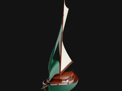 Sailboat 3D model