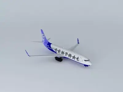 Central Airlines Boeing 737-839B Interior Free 3D model