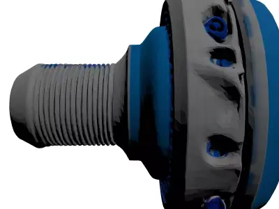Futuristic Energy Core Component 3D model