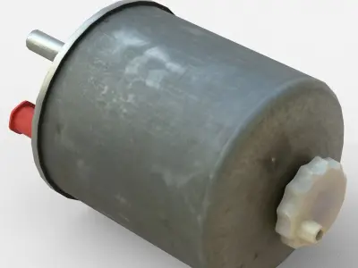 Fuel Filter Low Poly Low-poly 3D model