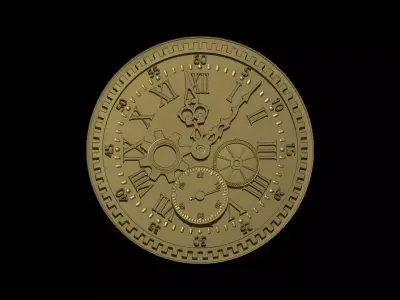 Clock pendant 3D print model