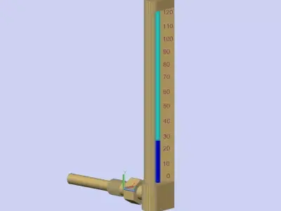 Thermometre 90 LRI design 3D model