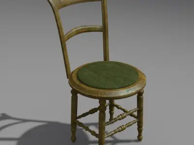 Antique Chair 3D model