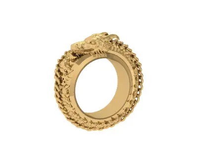 ANILLO DRAGON 3D print model