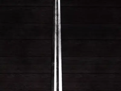 Game-Ready Medieval Longsword Low-poly 3D model