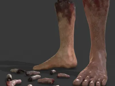Severed Leg and Severed Fingers Pack