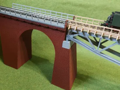 Klein Seeberg bridge 1-87 FDM 3D print model