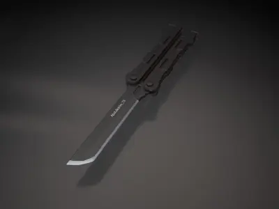 knife 3D model 22