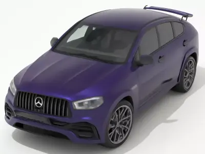 Mercedes AMG GLE Coupe Purple Edition 3D model