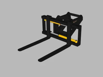 Fourche Engcon - Engcon fork 3D model