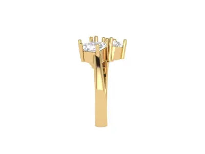 Wedding Ring  3D print model 171