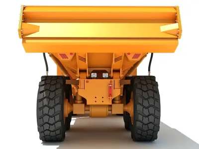 Articulated Mining Truck 3D model by 3D-Horse