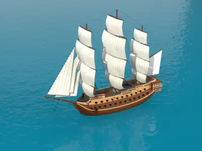 SHIP PIRATE 3D print model