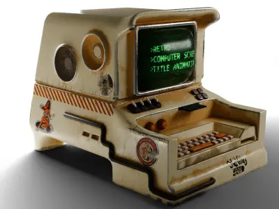 TheValley - Retro Computer 3D model