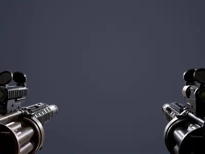 M32 MGL Low-poly 3D model