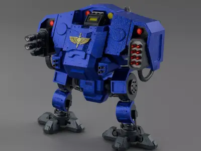 Dreadnaught kit 3D print model
