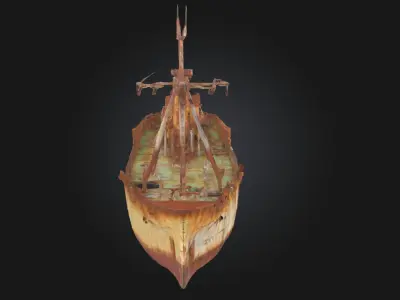 Rusty Relic  Forgotten Metal of a Lost Age 3D model