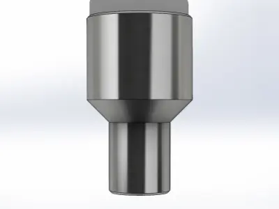 Soquete 8 mm x 1-2 pol Socket 3D model