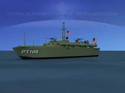 Elco PT Boat PT-109 3D model
