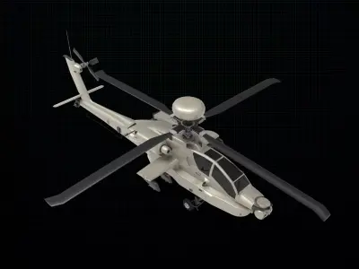 AH-64 Apache 3D model by octagram14