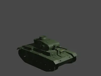 Tank Panzer 3 3D model