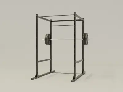 Gym Equipment 3D model 2