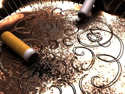 Elegant Ashtray 3D model