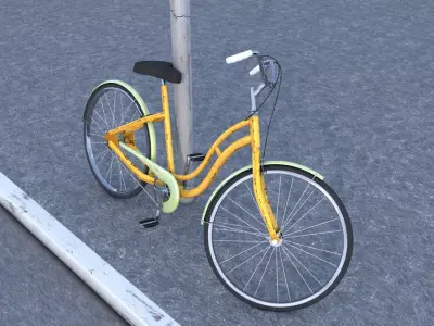 Bycicle old style 3D model