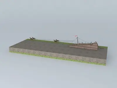 ARGO NAUTIX traditional rhine ship Cologne Oberlaender 1531 3D model purchase
