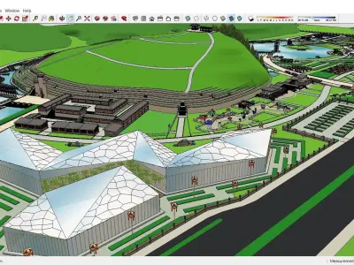 Sketchup Recreational Tourism B9 3D model