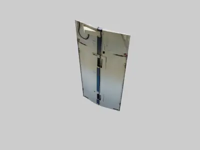 Airplane Cockpit Door Low-poly 3D model