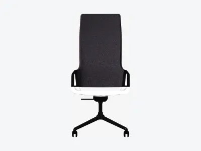 Chair - Conference - Worksmart - 4 Star Castors - Rocking Low-poly 3D model