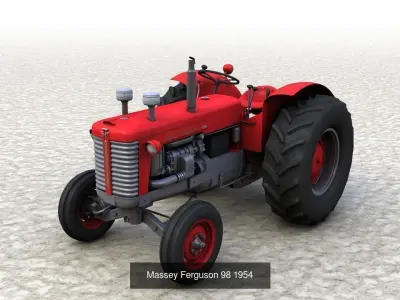 Classic Tractores 3D Model Pack