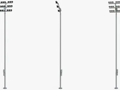  Football Field Lighting Mast 