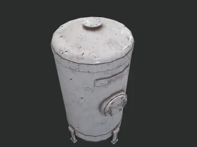 Air Tank PBR Low-poly 3D model
