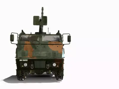 astros lll 8x8 AV RMD Low-poly 3D model