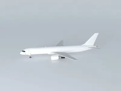 Template Boeing 757 200PF Free 3D model
