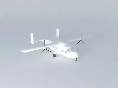 Template Short SC.7 Skyvan 3100 Free 3D model