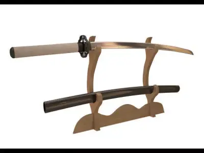 Samuray Sword 3D model