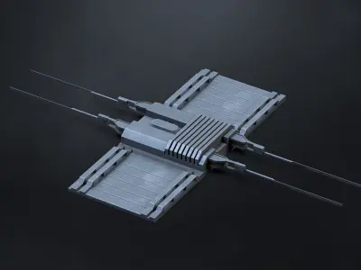 11 SUB-D Scifi Architecture Kitbash Elements Vol IV 3D model