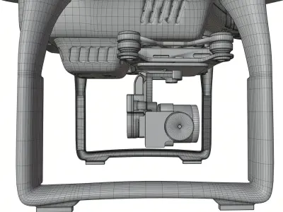 White drone HG2 3D model
