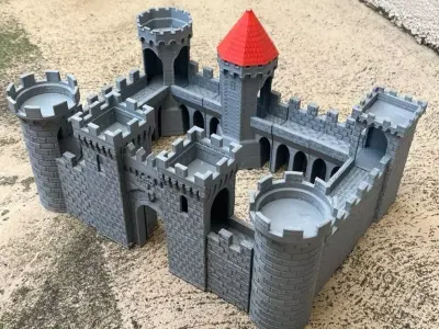 amazing castle 3D print model