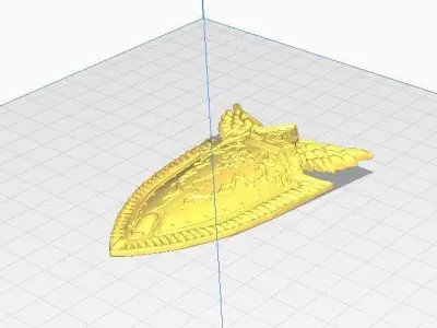 Souvenir Imperial Crusader Shield from Lineage2 Game L2 3D print model
