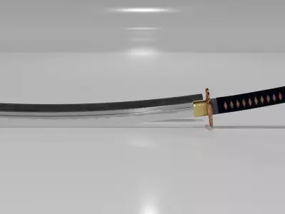 Katana 3D model purchase