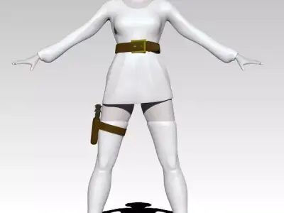 Princess Leia 3D model purchase