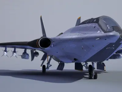 Sci-fi Multi-purpose Spacefighter 3D model purchase