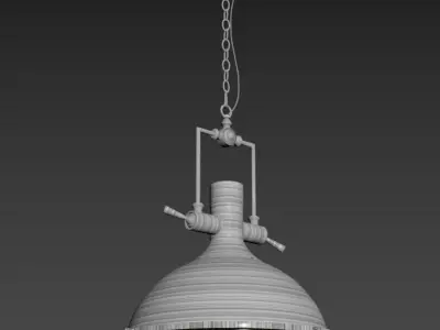 Chandelier Industrial 093 3D model